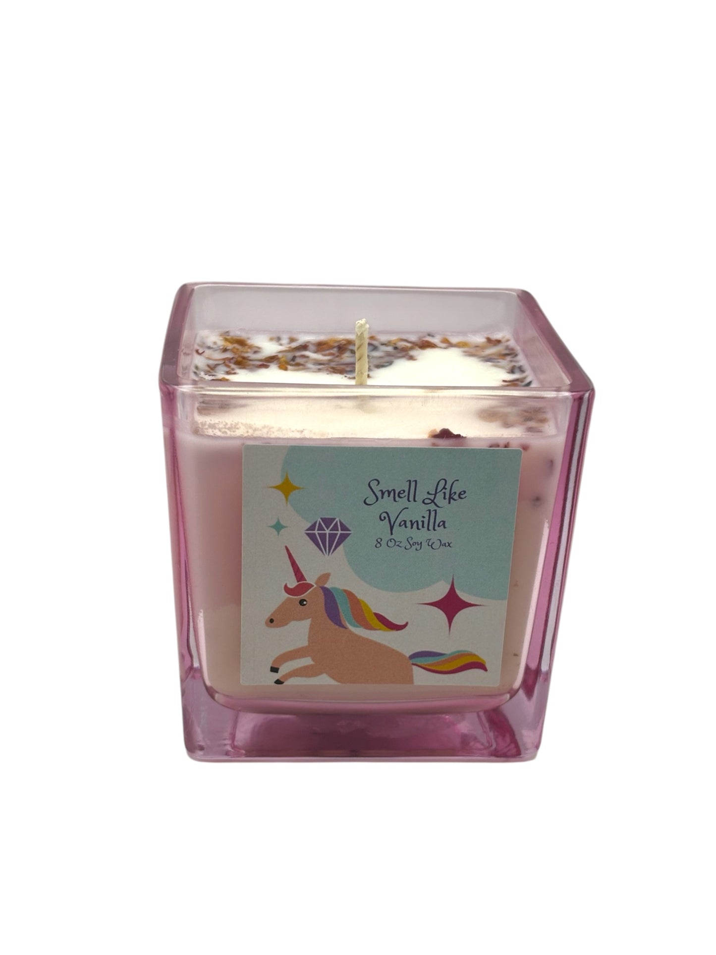Smell Like Cozy – 9oz Vanilla Cinnamon infused with roses Soy Candle 🧣🌹🍂