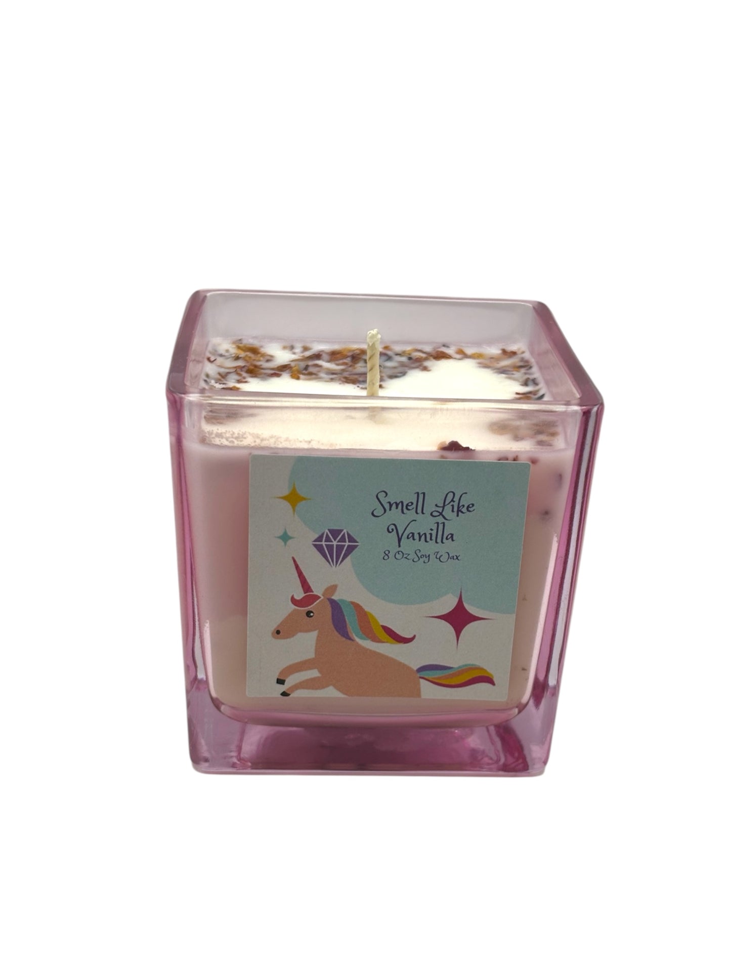 Smell Like Cozy – 9oz Vanilla Cinnamon infused with roses Soy Candle 🧣🌹🍂