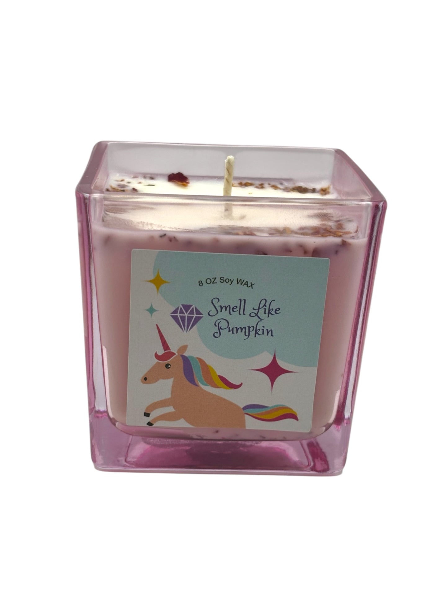 Smell Like Pumpkin – 9oz Rose-Infused Pumpkin Spice Soy Candle 🎃🌹✨
