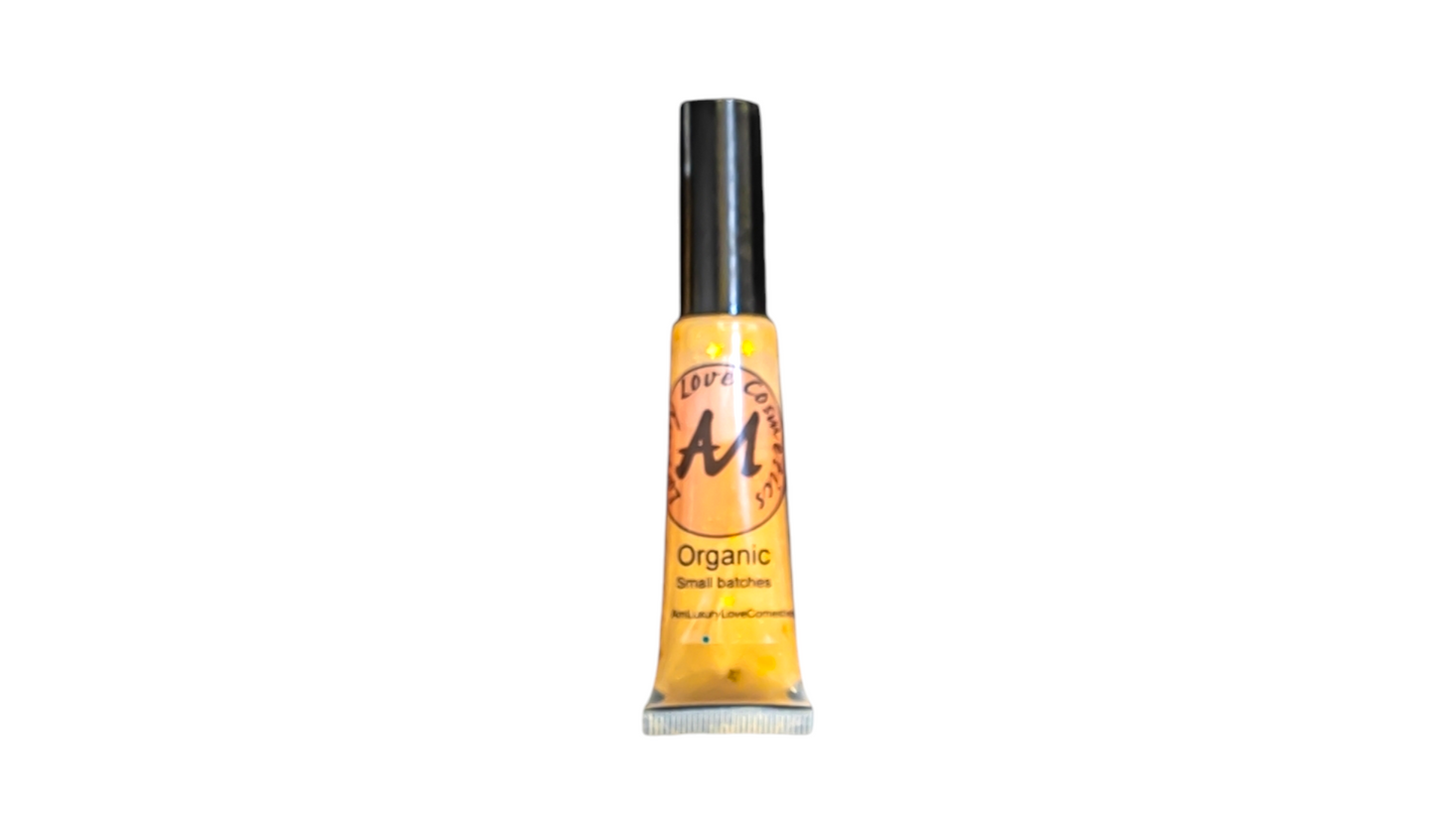 Shine Bright Like a Diamond – Lemongrass Infused Gold Lip Gloss (15Ml Stick)