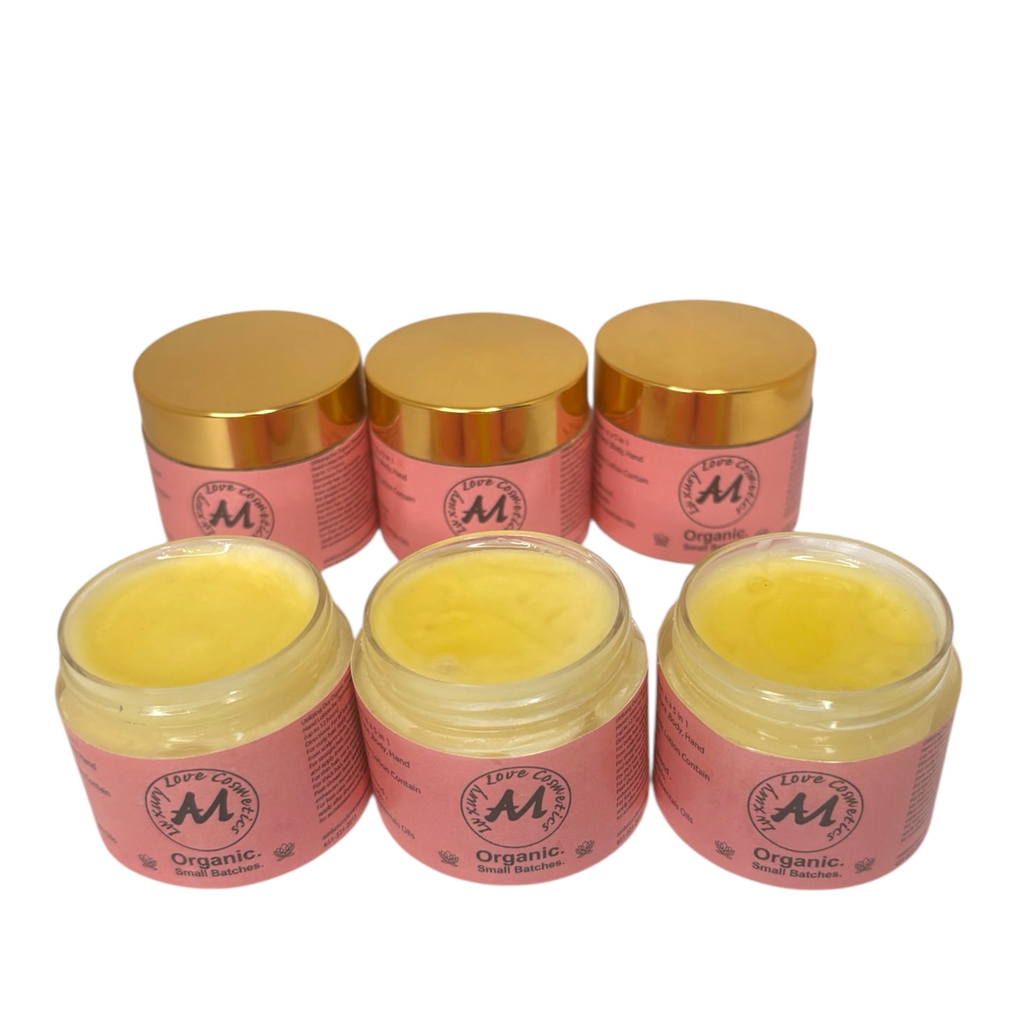 Organic Shea Butter Bliss Pack of 6 (2 oz ) 5-in-1 Lotions