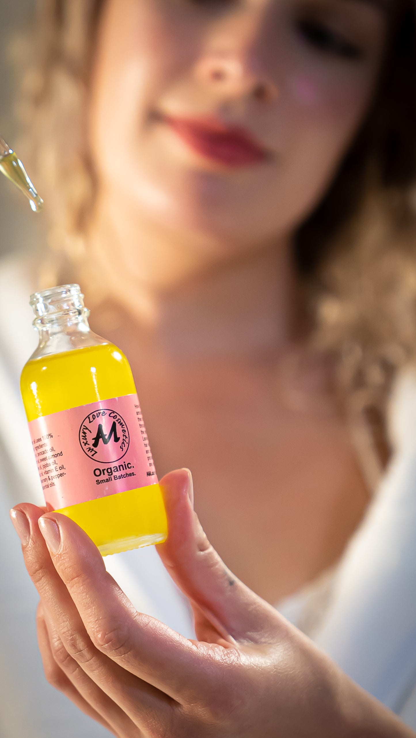 3 In 1 Organic oil(Hair, Face & body oil ) Infused With Lavender