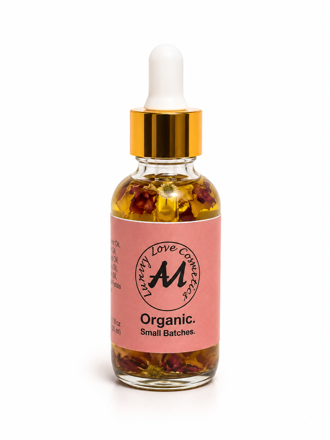 3 In 1  Organic oil(Hair, Face & body oil ) Infused With Rose petals