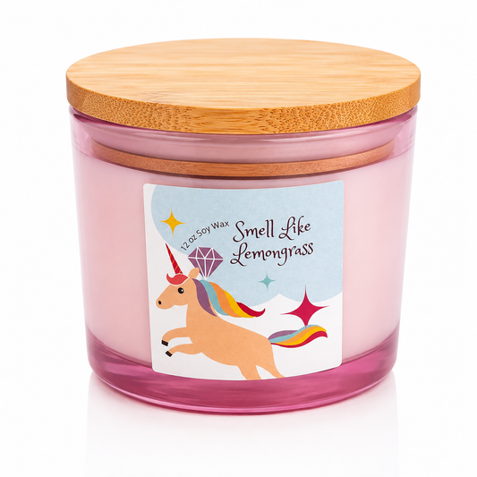Organic Soy Candle – Lemongrass & Orange (9 oz)