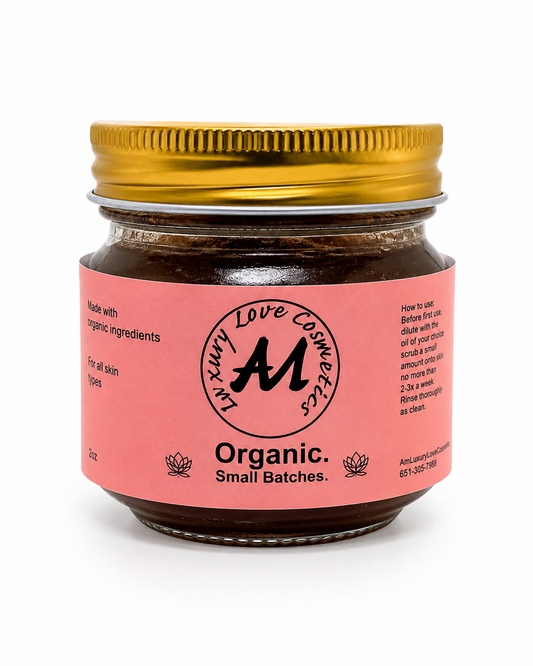 Organic Brown  Sugar Lavender Face& body Scrub