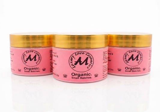 The Ultimate I'M IN LOVE Glow Trio 3 Piece Organic Luxury Lotion Set (Shea Mango & Cocoa Butter )