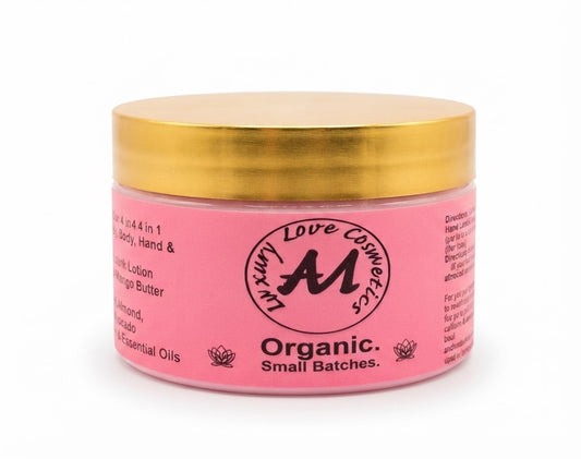 4 in one Hands, Face, Feet, Body Mango Butter Cream  8 oz Scent Sweet Orange